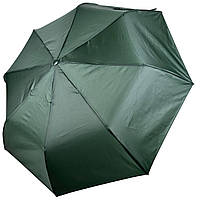 Женский однотонный зонт полуавтомат на 8 спиц от Toprain зеленый 0102-1 UL, код: 8324217