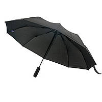 Зонт складной полуавтомат Zest 43620 черный 3 сл 10 сп. UL, код: 7690616