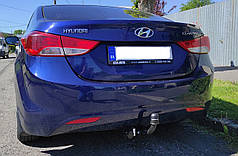 Фаркоп Hyundai Elantra MD 2011-2015 (Хендай Елантра 5) польський, гак на болтах