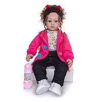 Кукла Реборн девочка Кристинка винил-силиконовая KEIUMI 60 см (М15240146)