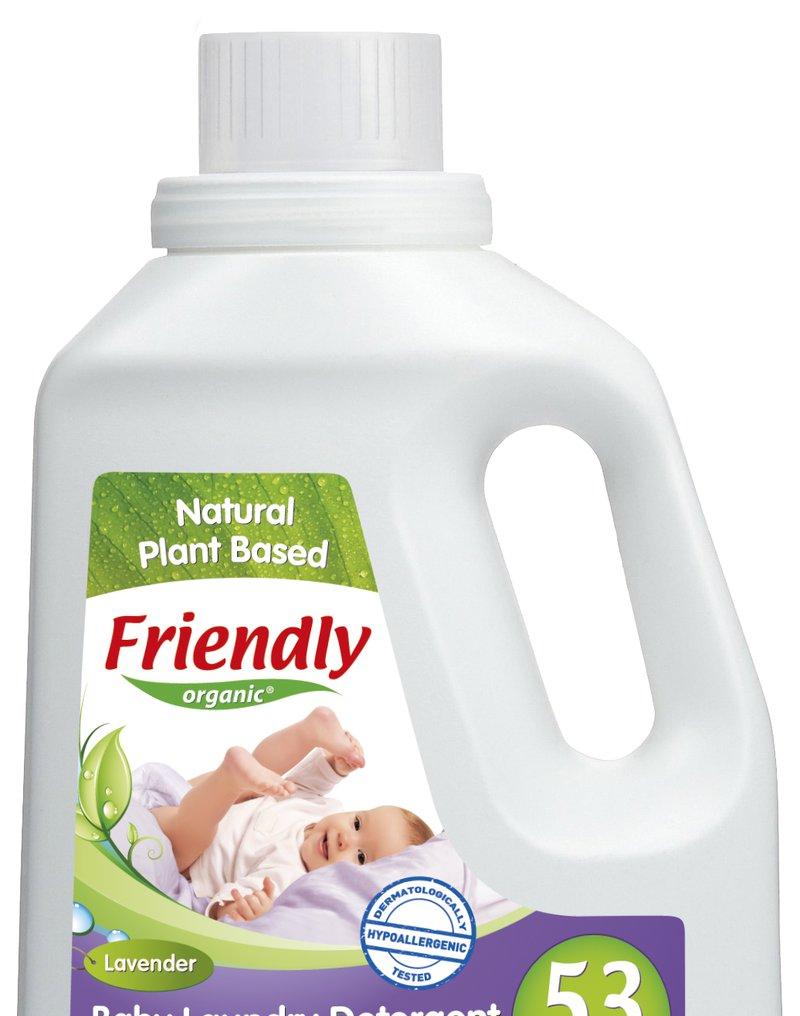 Органический жидкий стиральный порошок-концентрат Friendly Organic лаванда 1,57 литров (53 стирки) - фото 2 - id-p475502750