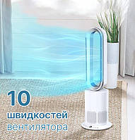 Тепловентилятор без лопатей + Очисник повітря 3-в-1 Doctor101 Locco Pro. Вентилятор із фільтром Hepa-11, фото 5