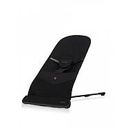 Дитячий шезлонг гойдалка Cavoe Bebe meteorite чорний 2 положення спинки 9 мелодій вібрація, фото 2