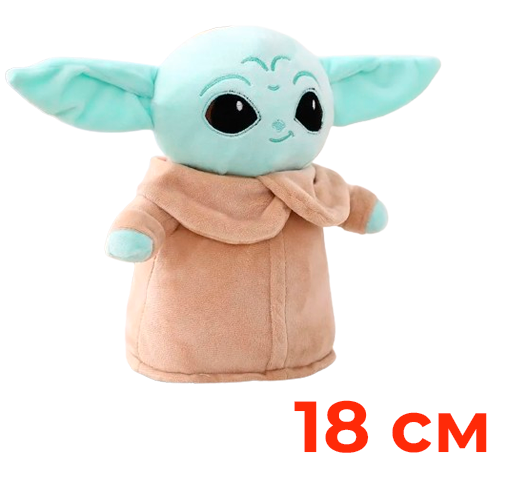 М'яка іграшка Mattel Магістр Йода Зоряні Війни, 18 см