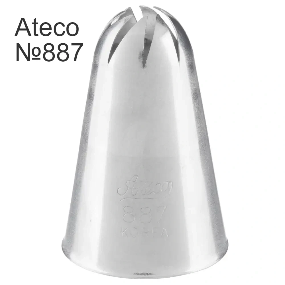 Насадка кондитерська Ateco № 887. Закрита зірка, фото 1