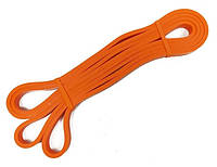 Жгут (резина) для подтягиваний, тренировок, 208*1.9*0.45 см (ширина 1.9см), нагрузка 6-31кг, разн. цвета оранжевый