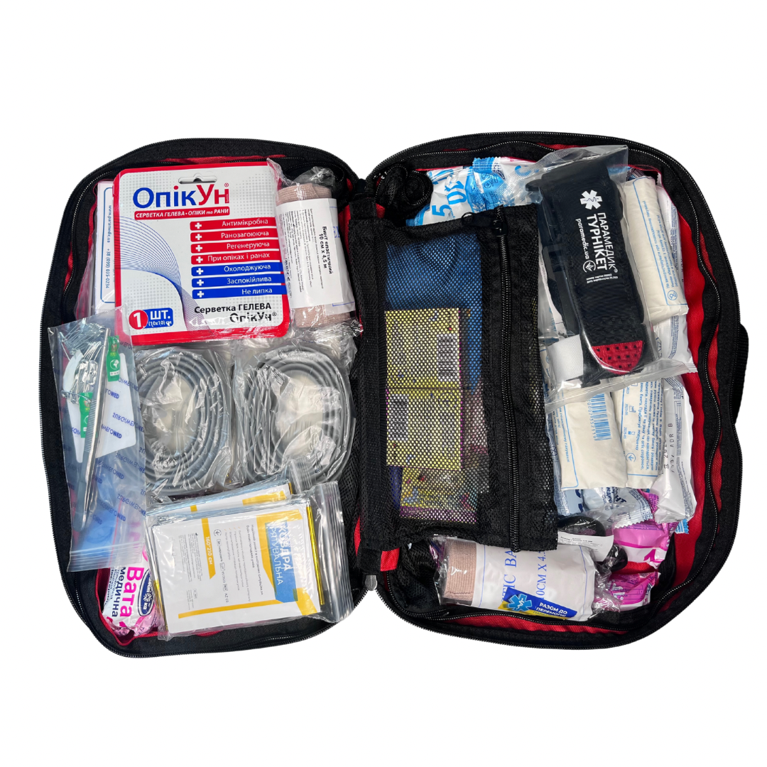 Аптечка медична автомобільна АМА-2 Стандарт ДСТУ 3961-2000  (з турнікетами), фото 1