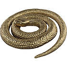 Змія гумова 67 см золотиста