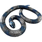 Змія гумова 67 см сріблясто-блакитна