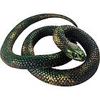 Змія гумова 67 см зелена