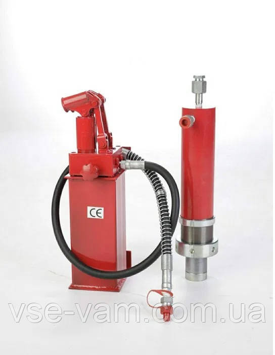 Польща.Набір насос гідравлічний + циліндр 20 т, Carmax, гідравліка для преса 20 тон, фото 1