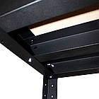 Металевий стелаж 2000х900x400 мм Heavy, посилений складський стелаж, стелаж з підсиленими полицями з ДСП, фото 2