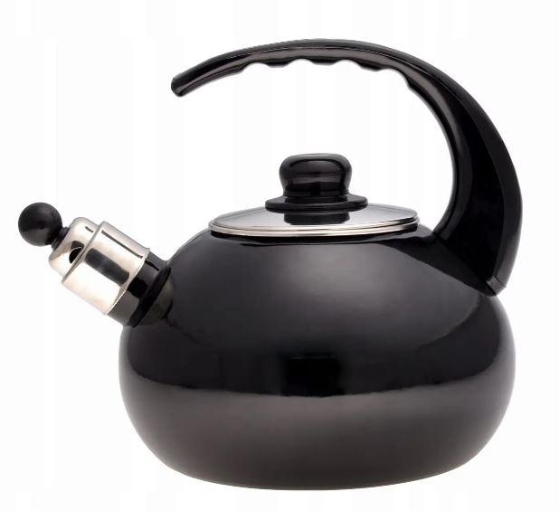 Емальований чайник із свистком 2.5 л Kamille KM-1039A