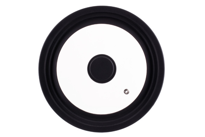 Кришка універсальна Ardesto Black Mars Smart 20/22/24 см AR2024UL