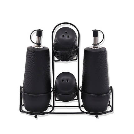 Набір для спецій Maestro Black 5 предметів MR-20001-04S, фото 1