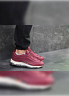 Мужские кроссовки Nike Air Max 97 Бордовые