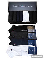 RTG Носки мужские шкарпетки Tommy Hilfiger - 12 пар в коробке томми хилфигер / чоловічі шкарпетки носки