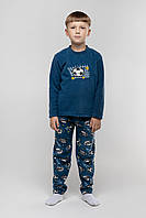 Пижама для мальчика Carmen 58522 4-5 года Синий (2000990043085) UP, код: 8375957
