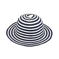 Шляпа соломенная детская Summer hat Инфанта полосатая 48-50 Сине-белый (17516) NB, код: 1895896