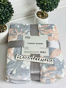 Плед Ardesto Flannel 160х200см флора 100% поліестер ART0106PB