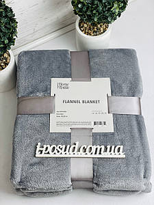 Плед Ardesto Flannel 160х200см сірий 100% поліестер ART0203SB