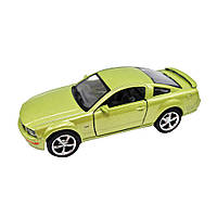 Инерционная машинка FORD MUSTANG GT 2006 Kinsmart КТ5091, 1:42 Зеленый UP, код: 8317729