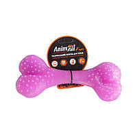 AnimAll Fun 88128 Игрушка для собак кость 25 см коралловая