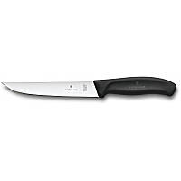 Кухонный нож Victorinox SwissClassic Carving разделочный 15 см Черный (6.8103.15B) UP, код: 7431947