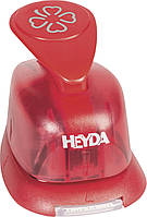 Дырокол фигурный Heyda 3D лист клевера 1,7 см UP, код: 2552804