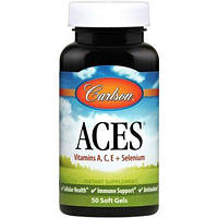 Антиоксидантная защита Carlson Labs (ACES+ selenium) 50 капсул