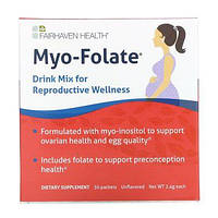 Питьевая диетическая добавка для репродуктивной системы организма, без ароматизаторов, Myo-Folate - A