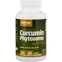 Фитосомы куркумина, Curcumin Phytosome, Jarrow Formulas, 500 мг, 120 капсул в растительной оболочке