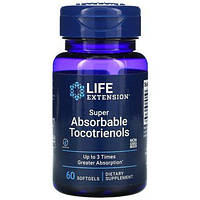 Витамин Е токоферолы Life Extension (Vitamin E Super-Absorbable Tocotrienols) 60 капсул