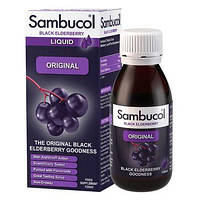 Самбукол сироп для иммунитета Черная бузина для взрослых и детей от 3 лет Sambucol (Original) 120 мл