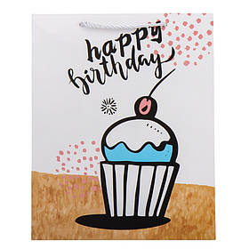 Подарунковий пакет "Birthday girl", 26*32 см * Рандомний вибір дизайну ELISEY