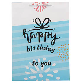 Подарунковий пакет "Birthday girl", 31*42 см * Рандомний вибір дизайну ELISEY