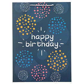 Подарунковий пакет "Birthday", 31*42 см * Рандомний вибір дизайну ELISEY