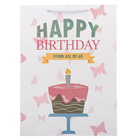 Подарунковий пакет "For you", 31*42 см * Рандомний вибір дизайну ELISEY