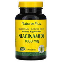 Ниацинамид, Nature's Plus, 1000 мг, 90 таблеток