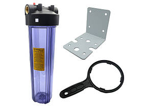 Колба BigBlue 20" Titan  прозора (латунь.різьби/макс10атм)  1/4 Baumar - Завжди Вчасно