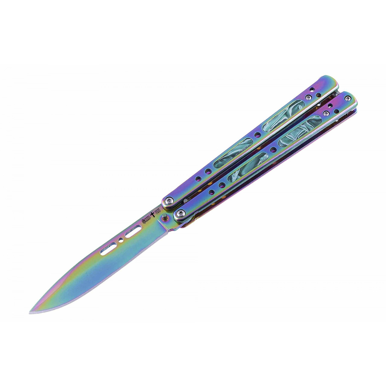 Ніж балісонг Grand Way 06-D (chameleon anodized) JGR