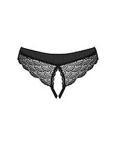 Трусики з доступом Obsessive Chemeris crotchless panties M/L, фото 6