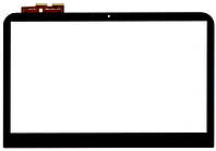 Тачскрин (Сенсорное стекло) для ноутбука Dell TCP14F71 V0.2 черный