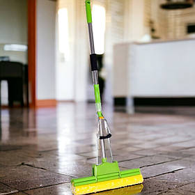 Швабра з віджимом для підлоги 108*39см, швабра з губкою