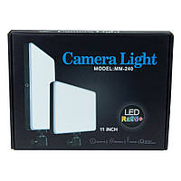 Студийный свет LED Camera Light 23cm Remote MM-240