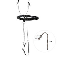 Бондажний набір з металевим анальним гаком №3 Art of Sex Blanca Bondage set with anal hook №3