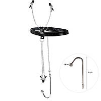 Бондажний набір з металевим анальним гаком №1 Art of Sex Blanca Bondage set with anal hook №1