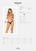 Трусики Obsessive Chemeris thong XL/2XL, фото 5