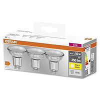 Osram Набор ламп 3шт LED GU10 4.3Вт 2700К 350Лм PAR16 Baumar - Время Покупать