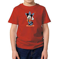 Футболка дитяча JHK "Mickey Mouse Adidas" 3-4 р. Червоний